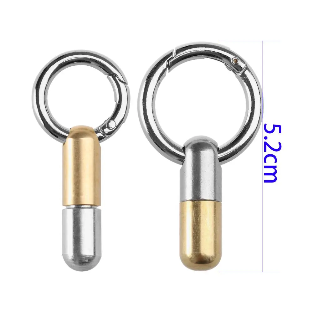 Portable Stainless Steel With Carabiner Buckles Cutting Tool Tinying Mini Tools Capsule Knife Key Ring Pendant