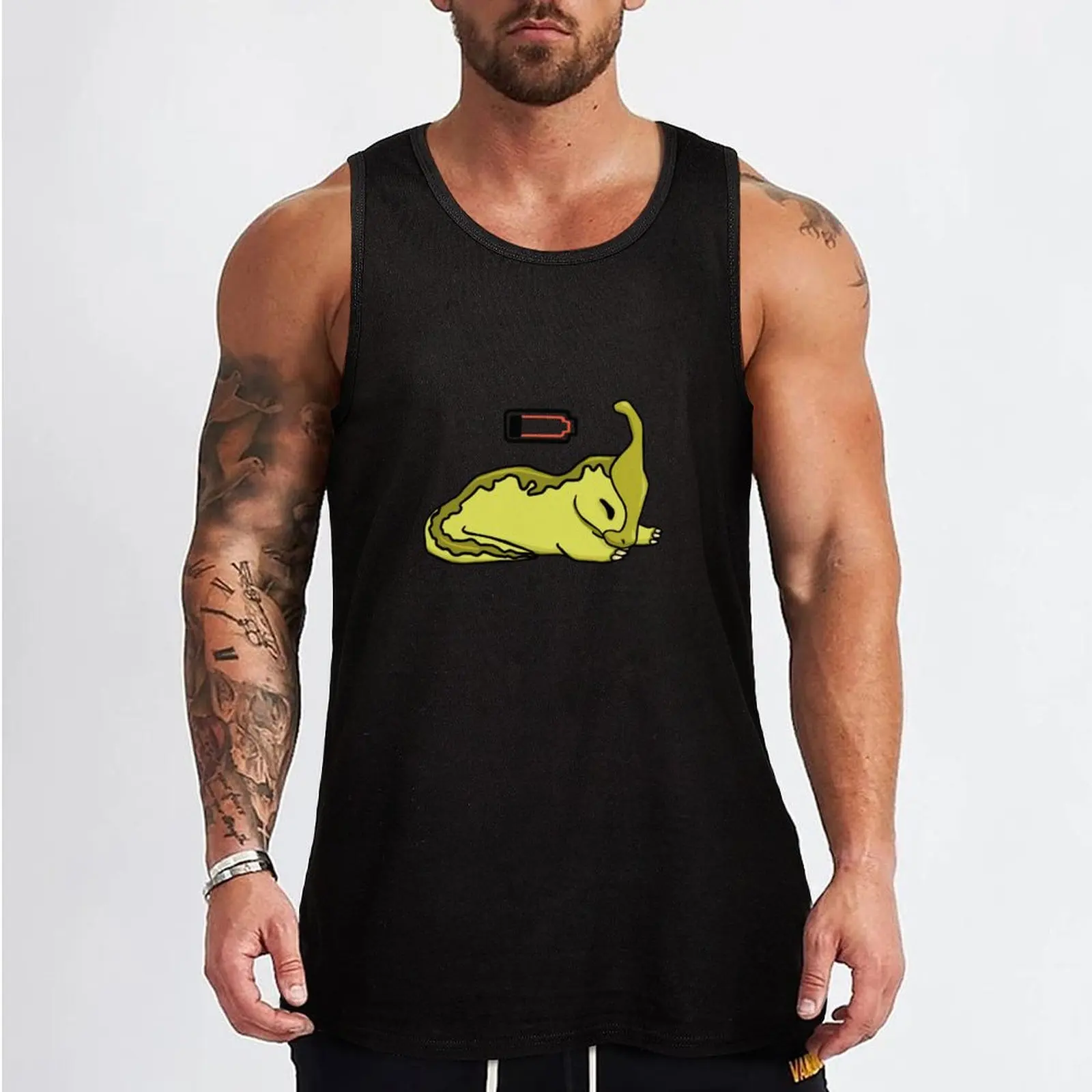 Sleepy Baby Parasaurolophus Tank Top summer 2024 vest for men