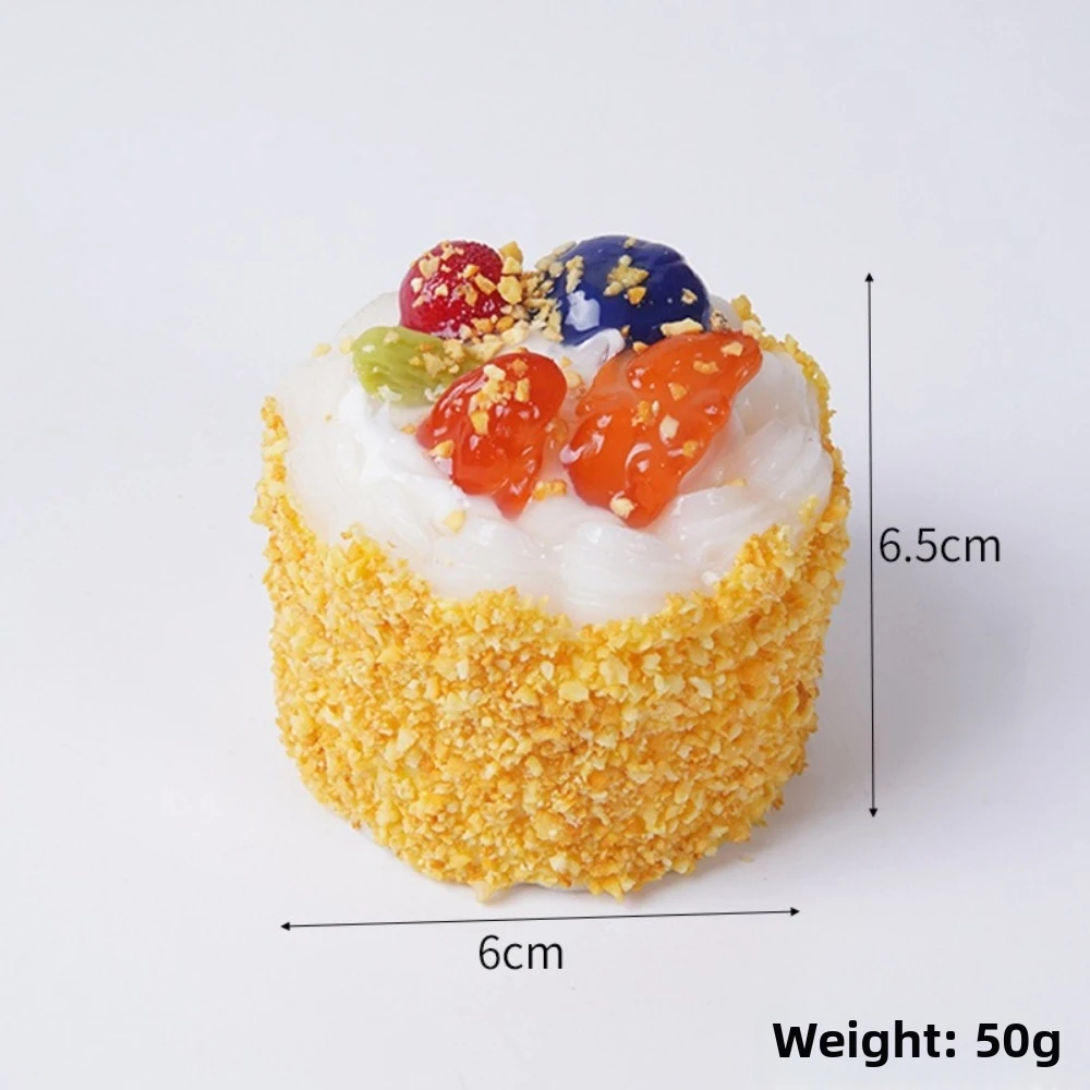 New Slow Rebound Cake Squeeze Soft Cartoon Fidget Squeeze Anti-stress Refrigerator Magnets For Stress Relief