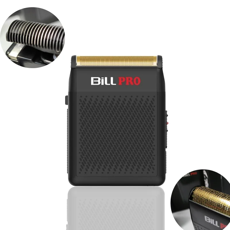 

Профессиональная бритва BILL PRO 400, новый отбеливающий ретушитель, инструмент для красоты, легкая головка, винтажная масляная головка для укладки, парикмахерский триммер для бритья