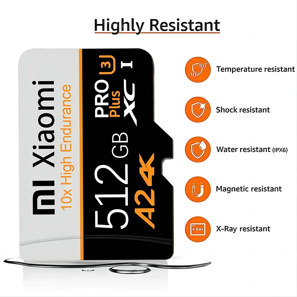 Originele Xiaomi 2TB Ultra Micro Card SD-geheugenkaart 128GB 256GB 512GB Mini U3 SD-kaarten 1TB Voor Mijia Camera Mobiele Telefoon Games Card