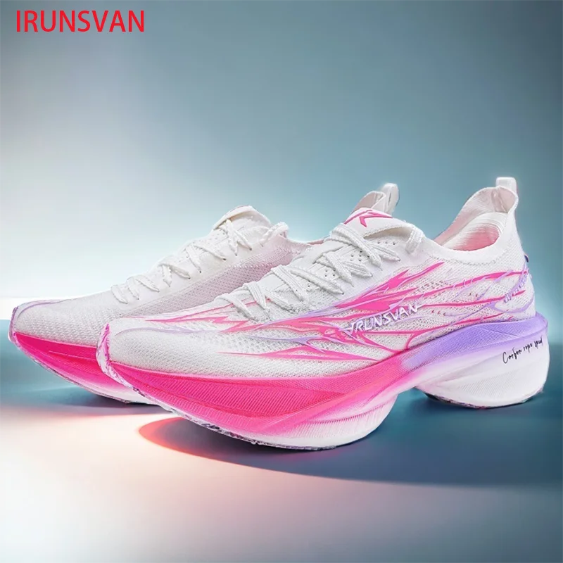 

IRNSVAN 2025 кроссовки из углеродистой пластины для мужчин и женщин, гоночные марафонские амортизирующие тренировочные кроссовки со стабильным отскоком