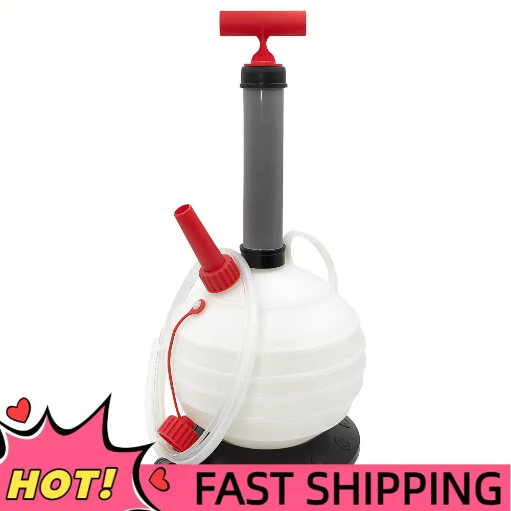 

Ручной масляный насос объемом 6 л с основанием и шлангами, вакуумный масляный насос для автомобилей, мотоциклов, морских двигателей