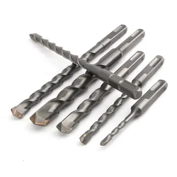 Broca de martelo elétrico para parede de cimento, impacto concreto, alça quadrada, 110mm, 150mm, 200mm, 280mm, 350mm, 5.5mm, 6.5mm, 8.5mm Comprimento, 1PC