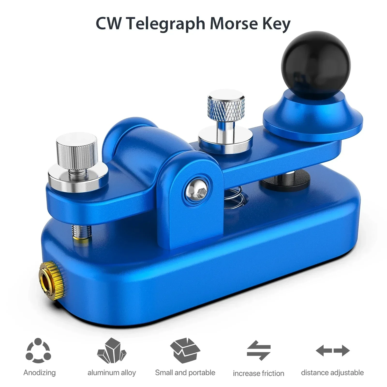 Adapted for Putikeeg Morse Code Straight Key, Morse Code Single Paddle Key