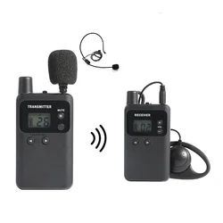Hot Sales Wireless Audio Guide System 813R Free Logo Service Strong Signal for Teaching Travel Agency Simultaneous Translation