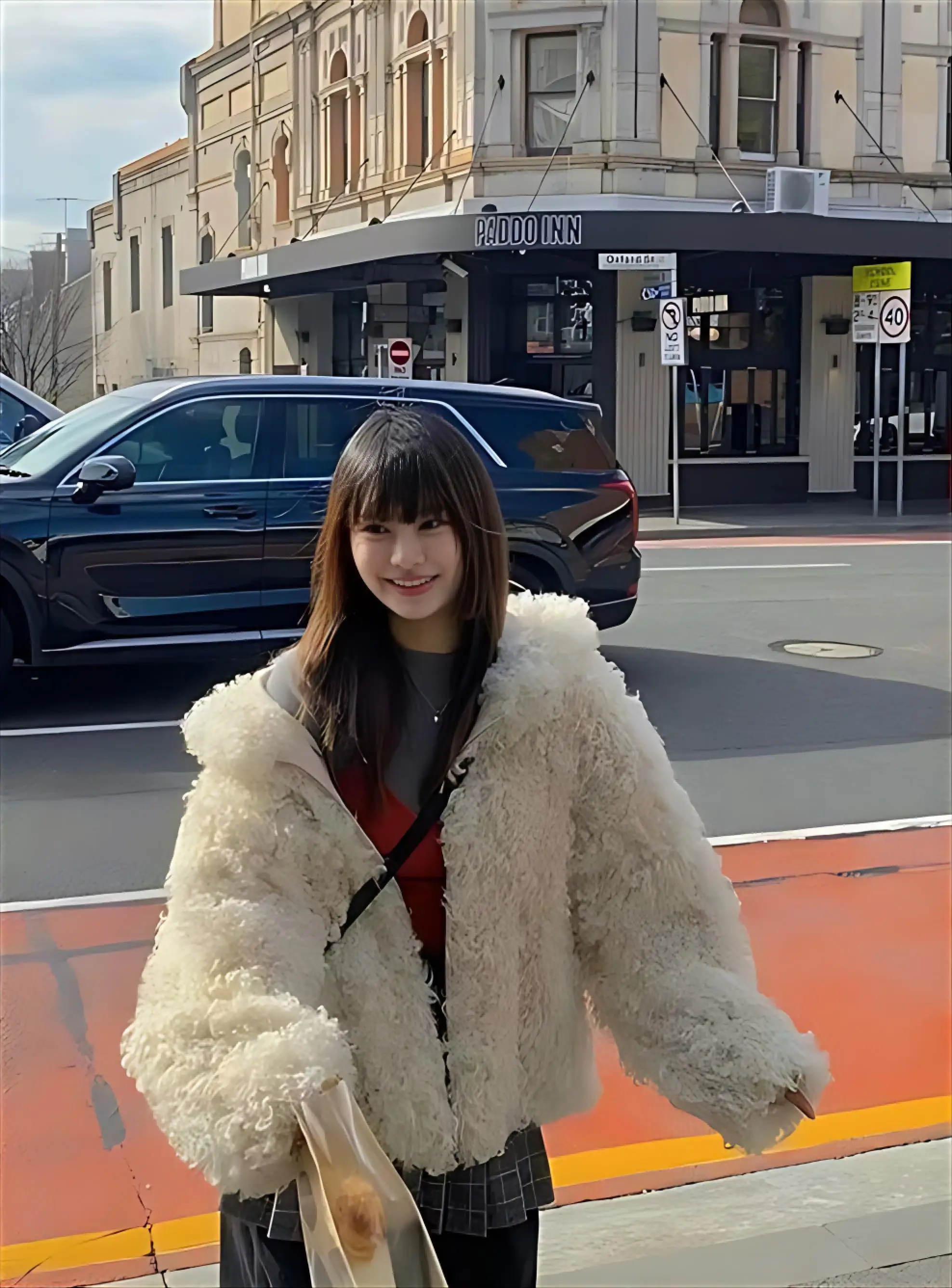 Lamb Wool Jacket Woman High Quality Camouflage Pattern Concealment Design Hiding Style Blending Fashion Disguise Look Masking GF view 6