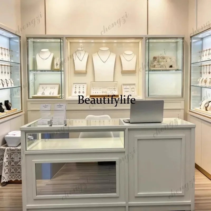 K153 Clothing Shop Reception Desk Cake   Display Cabinet Dessert Shop Shop checkout page