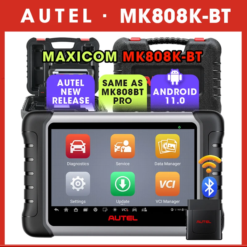 【¥54,413】Autel MaxiCOM MK808K-BT Bluetooth OBD2診断機 特別割引-アリエク特価アラート