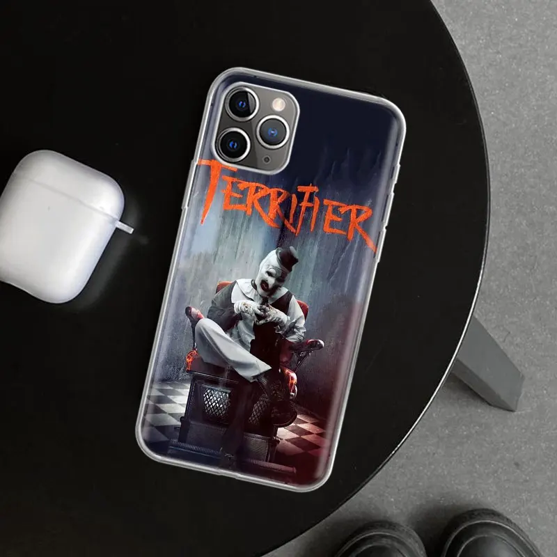 Horror Movie Terrifier Phone Case Cover for iPhone 11 12 13 14 15 16 Pro Max Apple X XS XR 7 Plus 8 + Art Customized Fundas 11 1