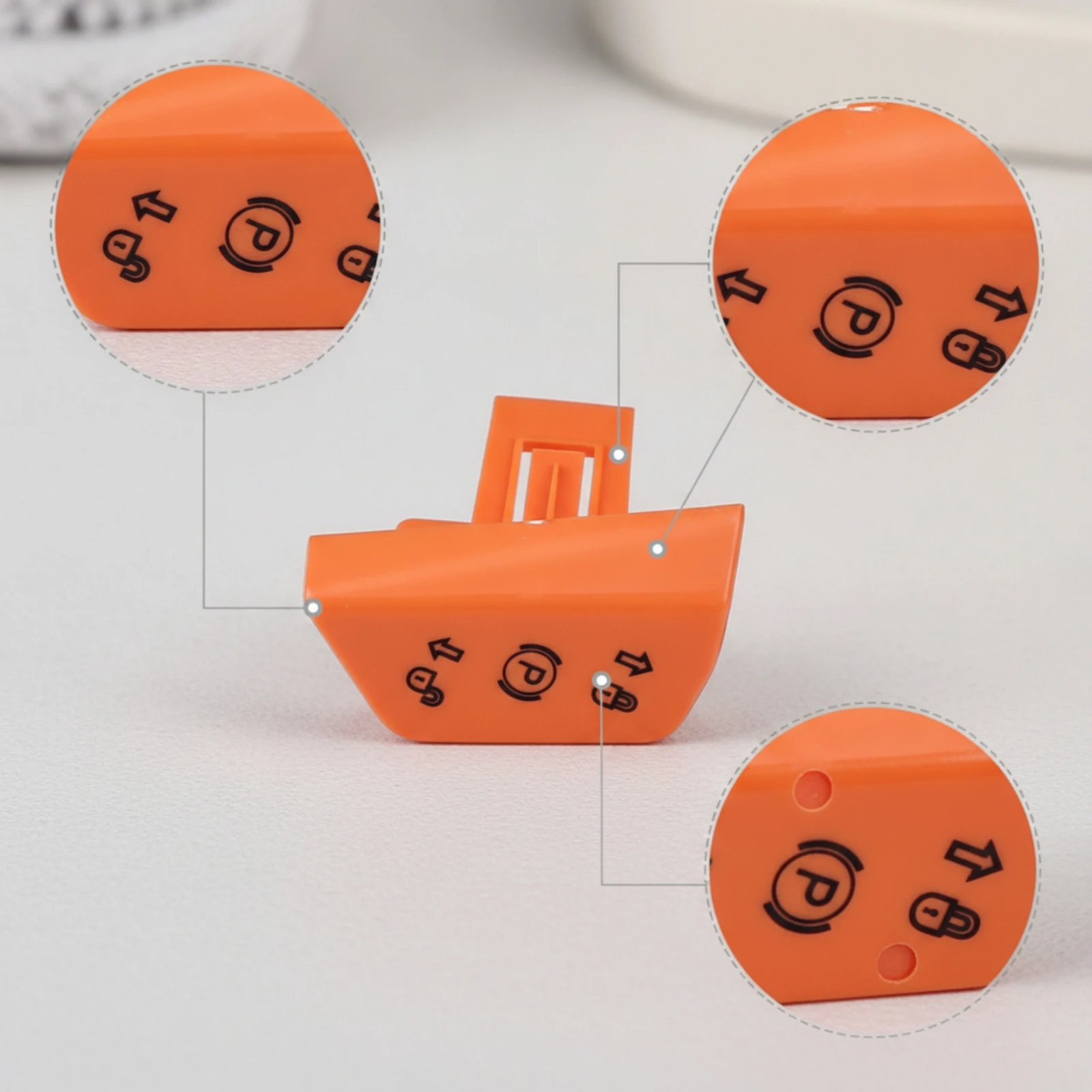 Plastic Knob with Mounting Tab Molded Replacement Equipment Knob Control Knobs Easy Installation Appliance Parts for DIYers