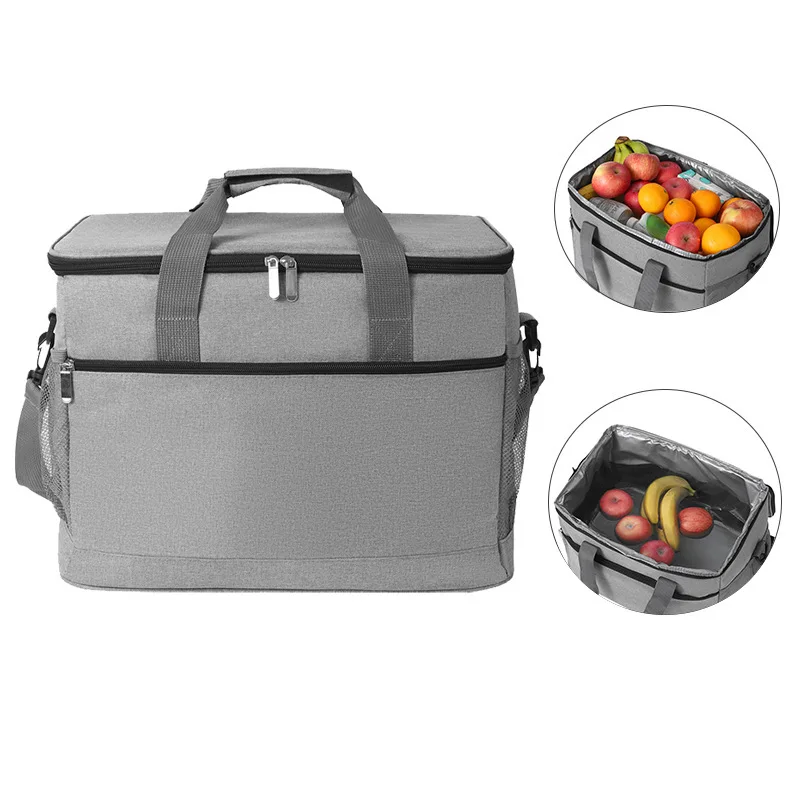 

33l Insulation Bag Outdoor Large Picnic Bag Waterproof Oxford Cloth Ice Bag Thickened Vehicle