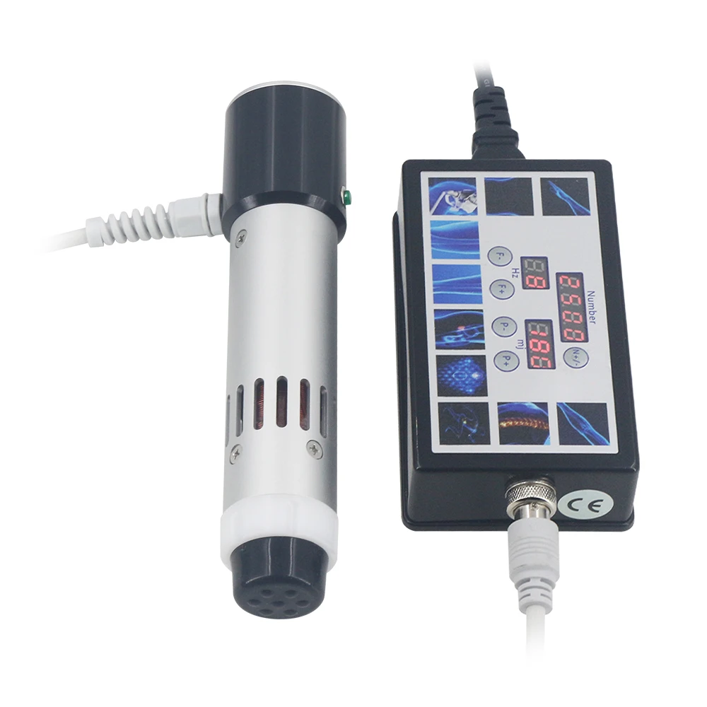 2025 جديد آلة العلاج بموجات الصدمات 300MJ لعلاج الضعف الجنسي تخفيف آلام الخصر والظهر المحمولة موجة الصدمة مدلك