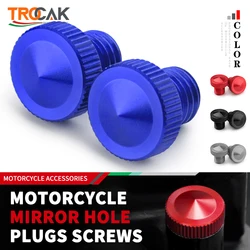 2024 For Yamaha MT 07 09 10 MT10 MT25 FZ09 FZ07 MT07 MT09 SP Accessories Motorcycle M10*1.25 CNC Mirror Hole Plugs Screws Bolts