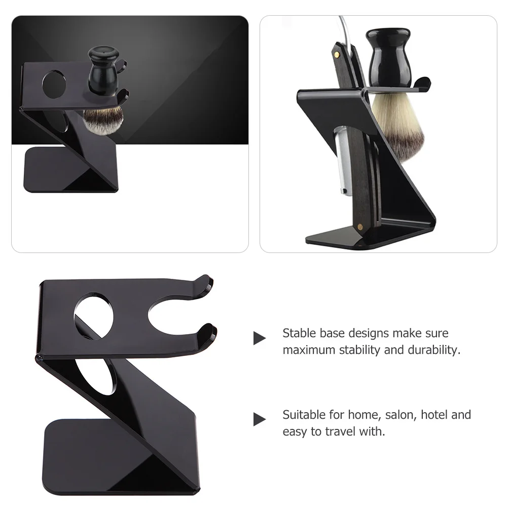 ที่วางแปรงโกนหนวด ที่เก็บแปรงโกนหนวดสำหรับผู้ชาย ชั้นวางของในห้องน้ำ ที่วางแปรงโกนหนวดแบบตั้งโต๊ะ ที่วางแปรงโกนหนวดสำหรับเดินทาง อุปกรณ์ดูแลตัวเอง