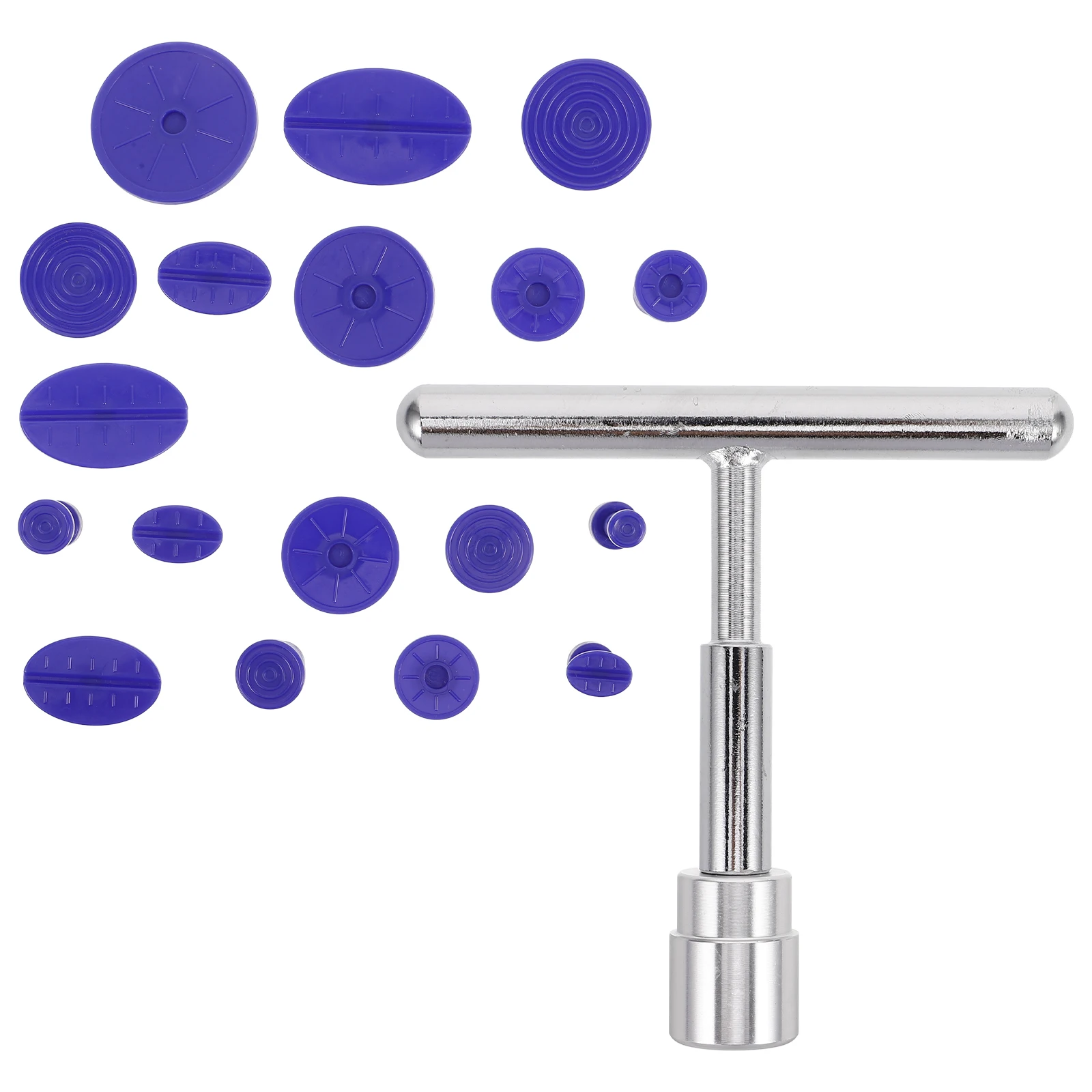 

1 set 1 Set Car Dent Removal Tool Manual Rod Design Versatile Repair Pads Auto Body Dent Puller Kit For