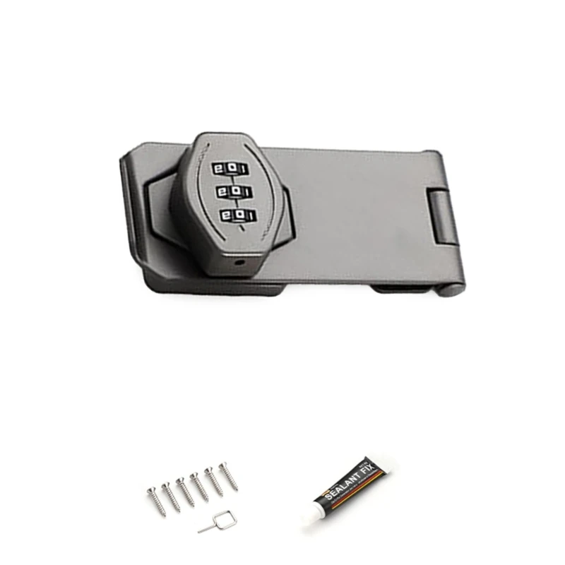 AntiTheft Password Drawer Lock 3Digit Combination Cam Lock Cabinet Hasp Lock with Code Lockers Keyless Lock Drop Shipping