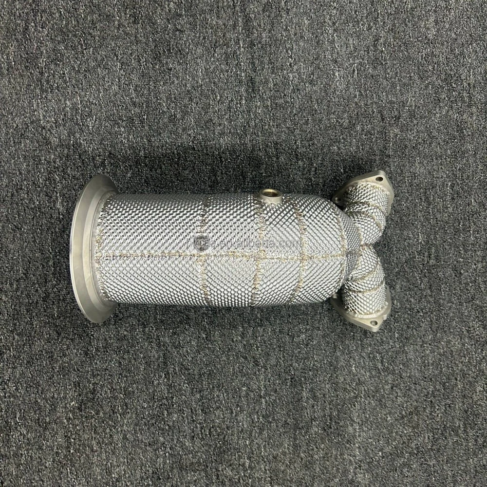 ACE Hochleistungs-Edelstahl-Downpipe mit Wärmeisolierung und 3-Wege-Katalysator für den neuen Audi SQ5 3.0T National V – Detail 8