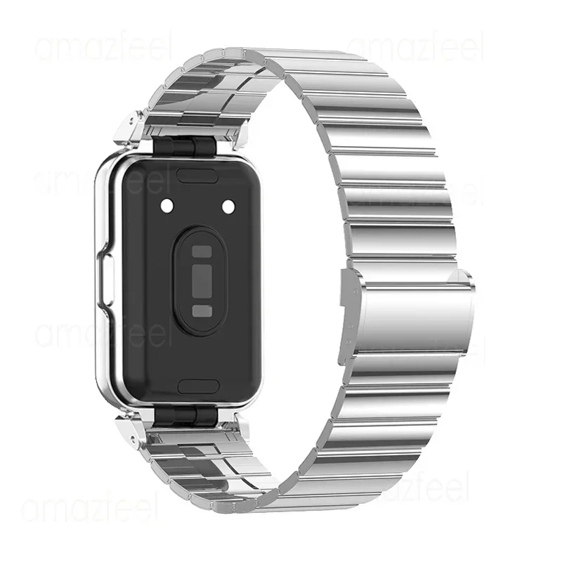 Metal Strap Case Protector For Samsung Galaxy Fit 3 Watchband For samsung galaxy fit 3 Wristband Cover For Galaxy Fit3 Bracelet