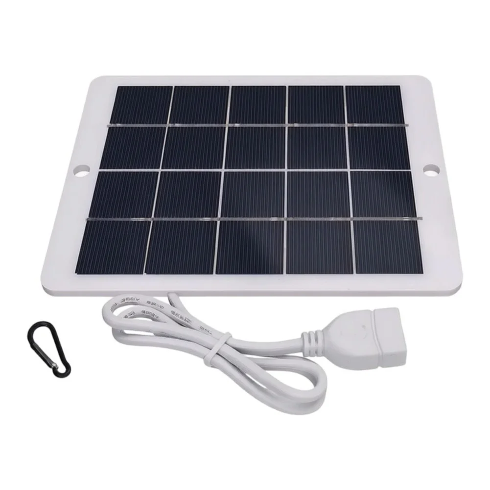 Thin 6mm For 3W Solar Charger USB Compatible for For mobile Phones Power Banks Monocrystalline 16x12cm Indoor Outdoor Use