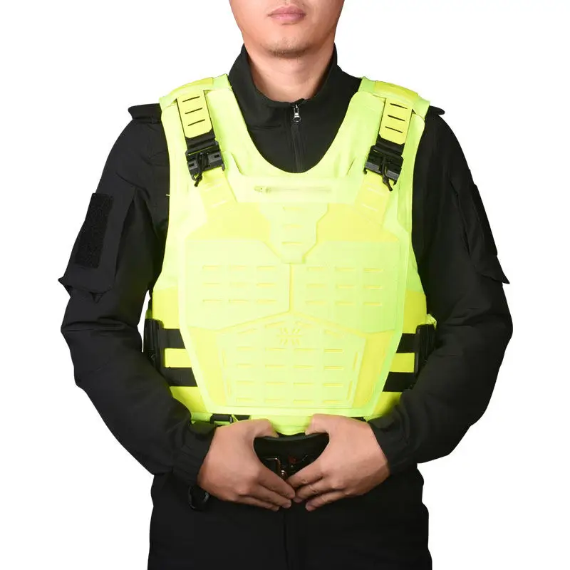 Men's Quick Release Tactical Vest Multifunctional Detachable Anti-Stab Core Protective Back Suit for Enhanced Safety