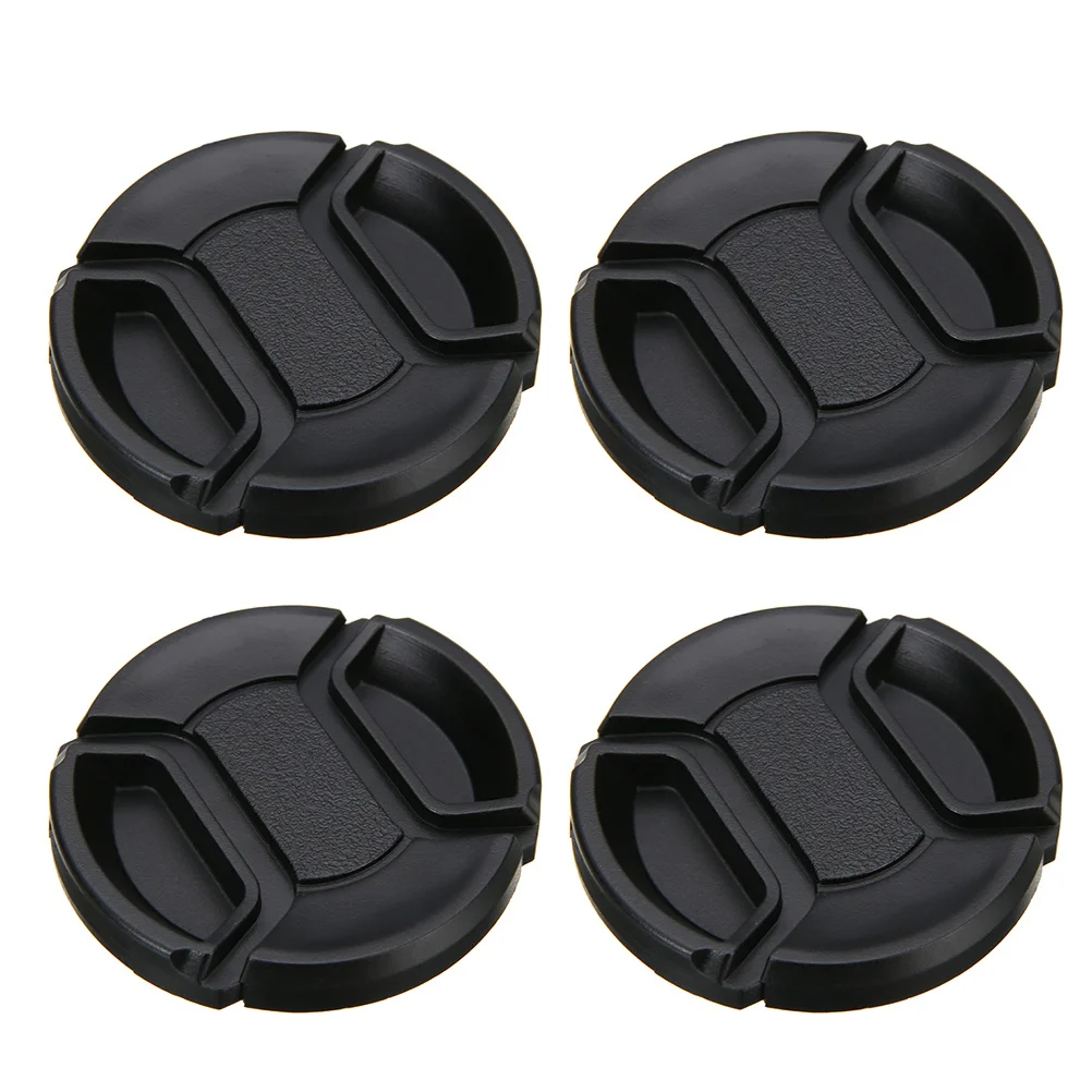 

4 pcs 62Mm Center Cover Pinch Lens Protector Splashproof Dustproof Camera Lens Cover For Photography