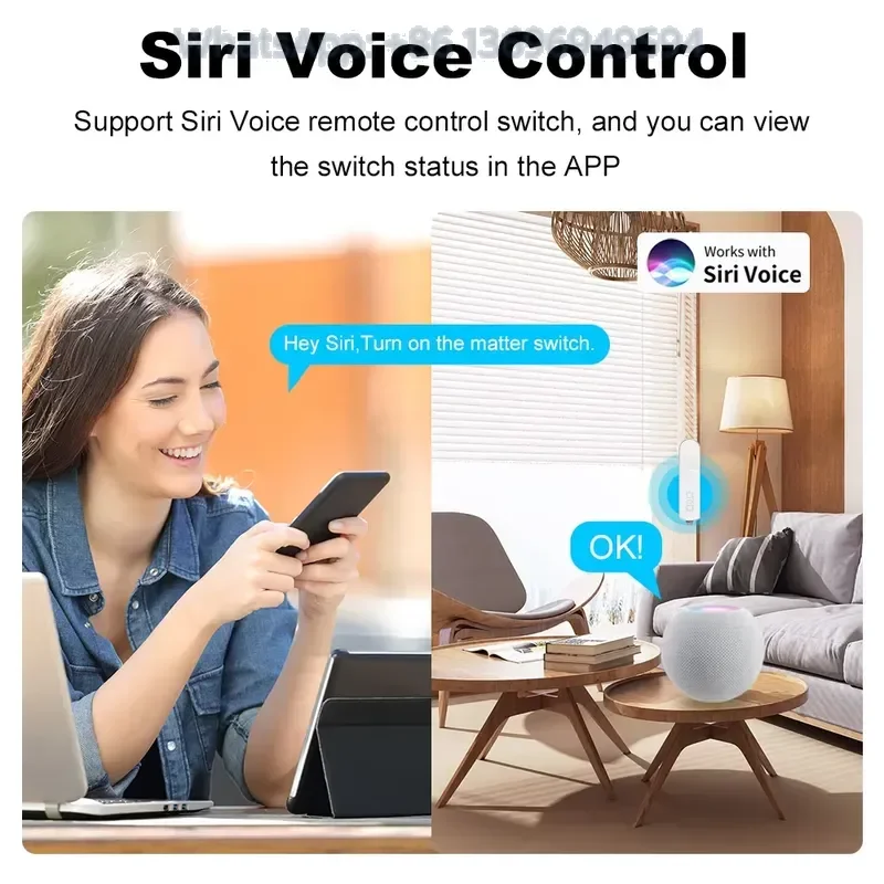 Matter Smart Electric Rolloer Blinds Motor HomeKit Blinds Motorized Motor Blinds Pull Bead Curtain Motor Siri Voice Control