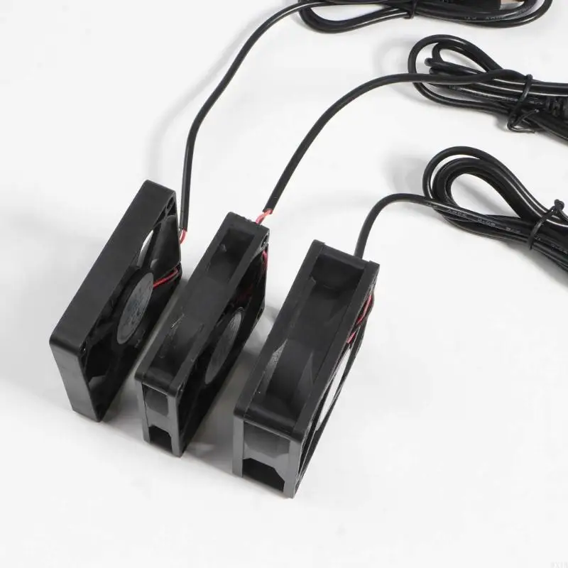 1pack 70 -миллиметровый USB -вентилятор 5V бесщеточный вентилятор охлаждения постоянного тока для корпуса компьютера с