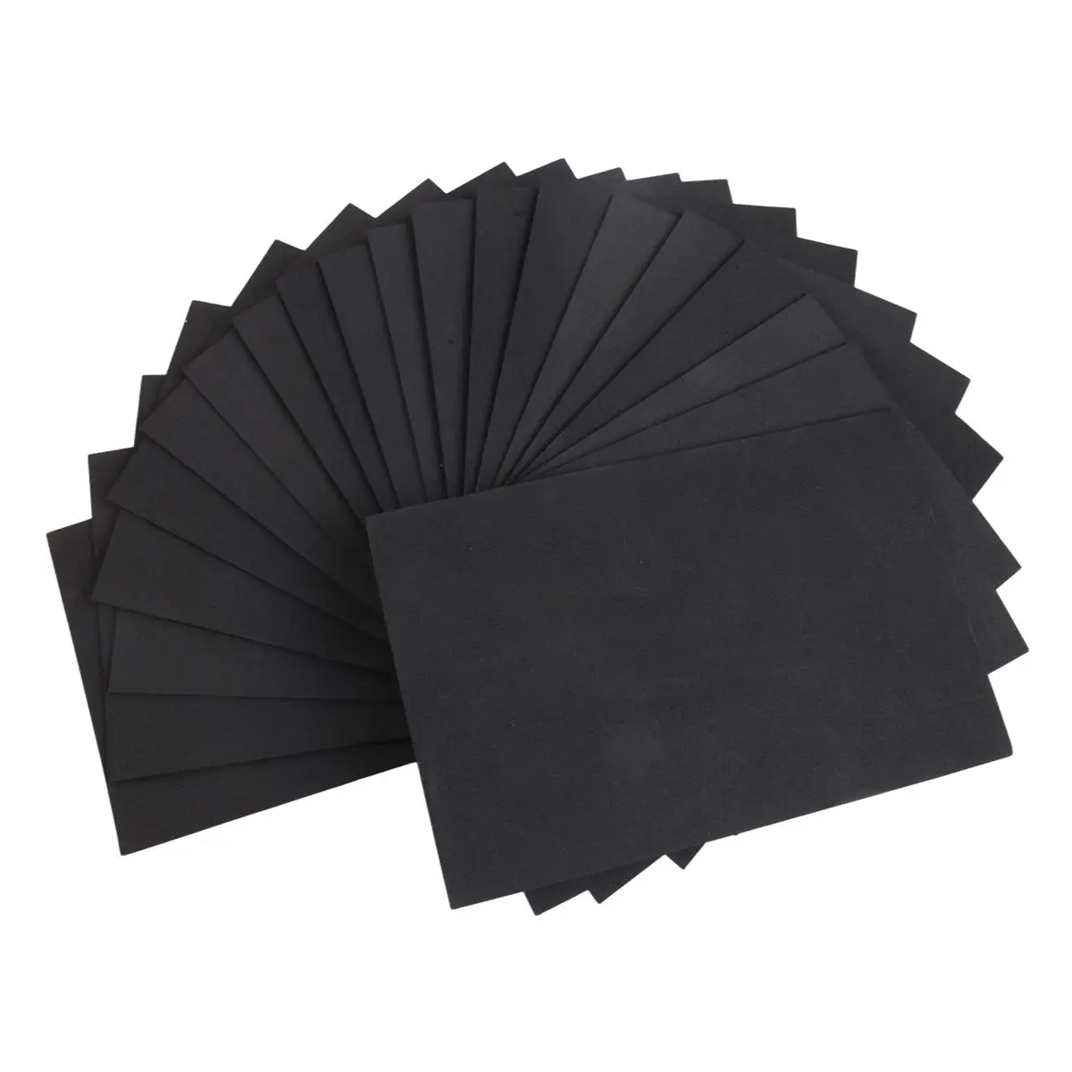 A50U 20 Pcs 3mm Embroidery Foam 6 X 9 Inch EVA Foam Sheets for 3D Embroidery Arts and Crafts, DIY Projects, Hand Sewing Black