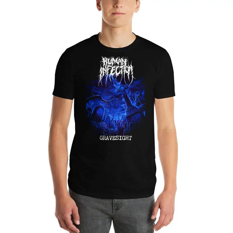 تي شيرت للعدوى البشري Gravesight جديد! Morbid Angel Obituary Cannibal Corpse #1