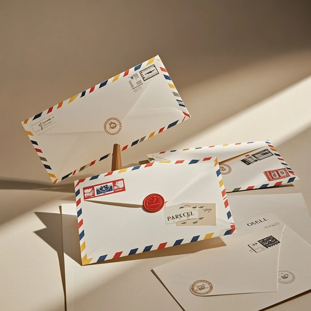 اصنع كل رسائل العد. الوقوف مع طباعة مغلف قابلة للتخصيص بالكامل بالألوان الديناميكية ورقائق معدنية.