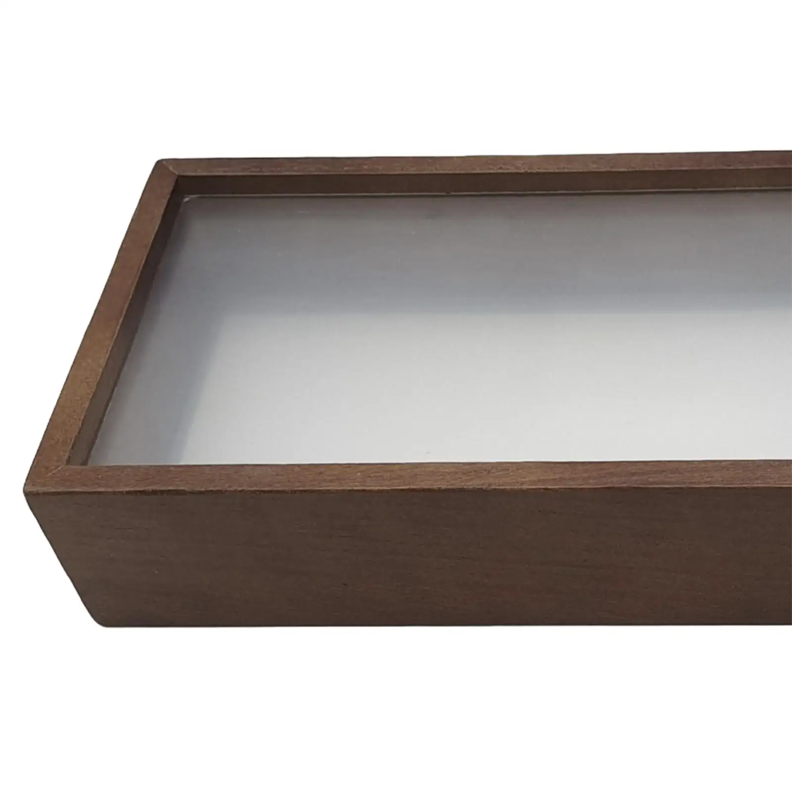 Wooden Shadow Box Frame Display Case, Keepsake