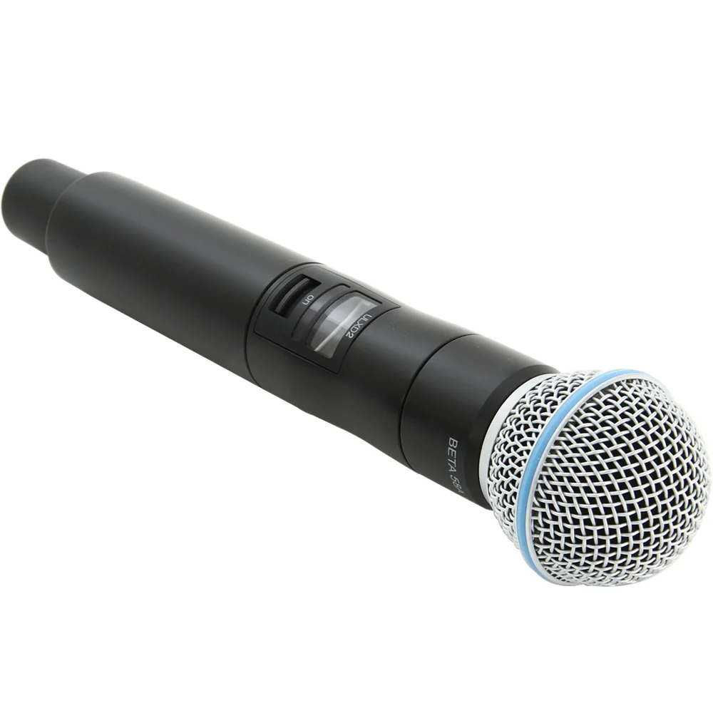 ULXD4 ULXD24 BETA58 BETA58A UHF Wireless Metal Digital Diversity Microphone Long Distance System For Stage Church Hall