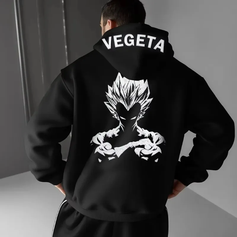 

Dragon Ball 2025 Men's Cotton Casual Versatile Hooded Sweater Autumn and Winter Men's and Women's Loose Fashion Hooded Sweater
