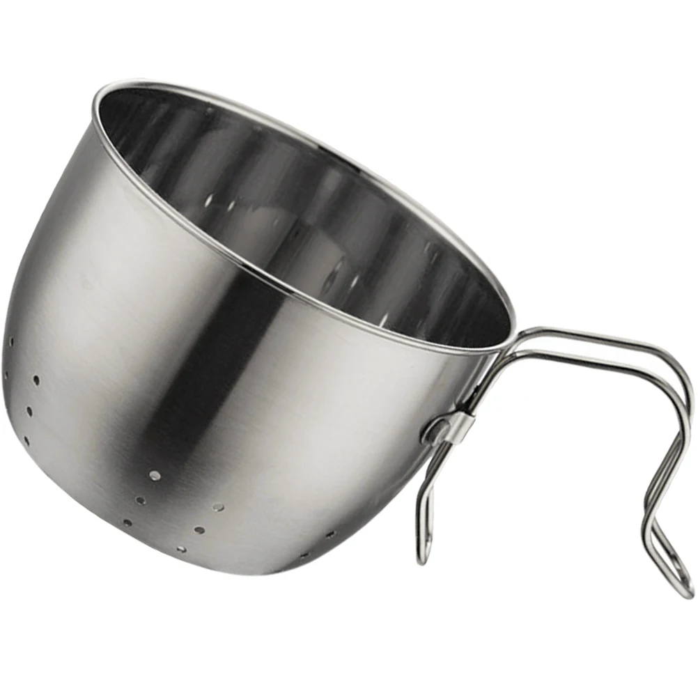 

Stainless Steel Draining Basket Fine Mesh Vegetable Fruit Washer Kitchen Sink Strainer Filter Waste Container Household