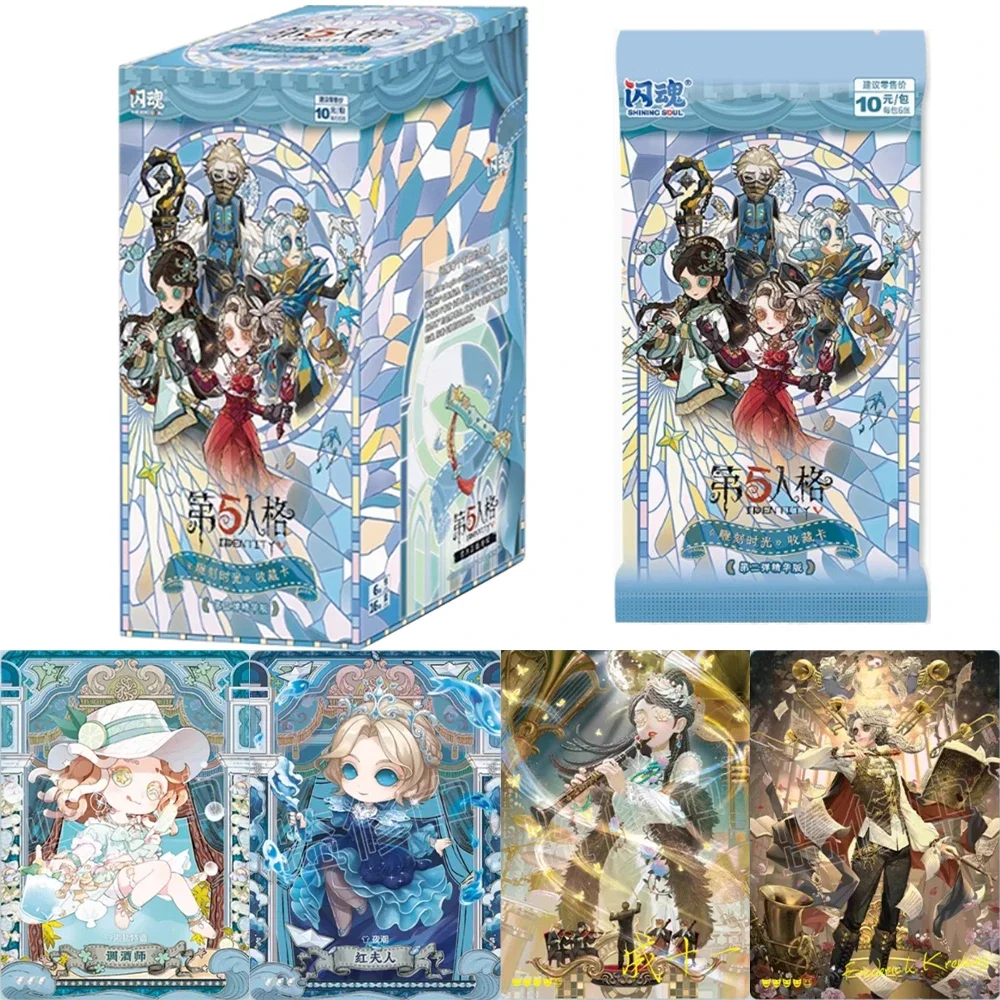

Genuine Identity Ⅴ Card Carving Time Essence Edition Flash Soul New Version Game Characters Collection Card Toys Gifts