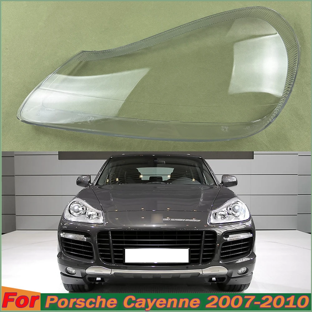 

For Porsche Cayenne 2007 2008 2009 2010 Headlight Cover Transparent Lampshade Headlamp Shell Plexiglass Replace Original Lens