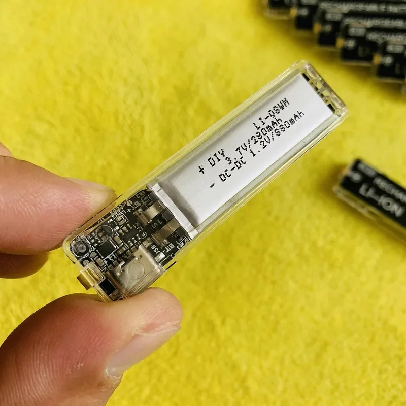 Applicable chewing gum battery, transparent version for Sony Walkman CD/MD player, 1 piece