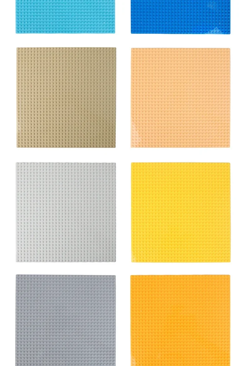 3PCS Ziegel Grundplatte 32x32 16x32 Punkte Kunststoff Grundplatten Kompatibel MOC Baustein Spielzeug 10 in Klassische Multi Farbe 10 IN – Detail 16