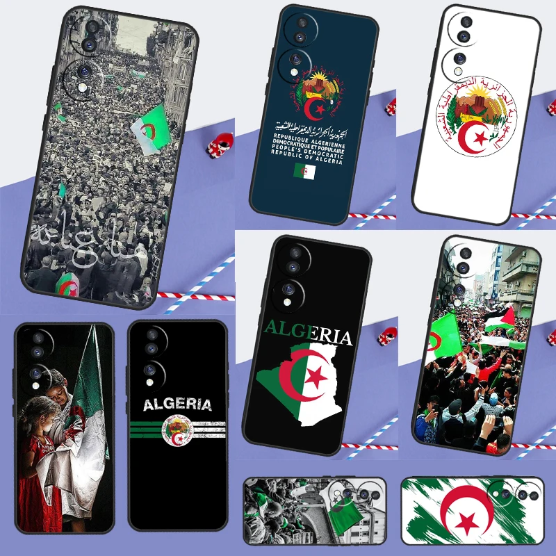 Algerian Emblem Algeria Flag Case For Honor Magic 7 Pro 5 6 Lite Honor X8b X9a X8a X8 X9 X9c X9b 50 70 90 200 Lite Cover