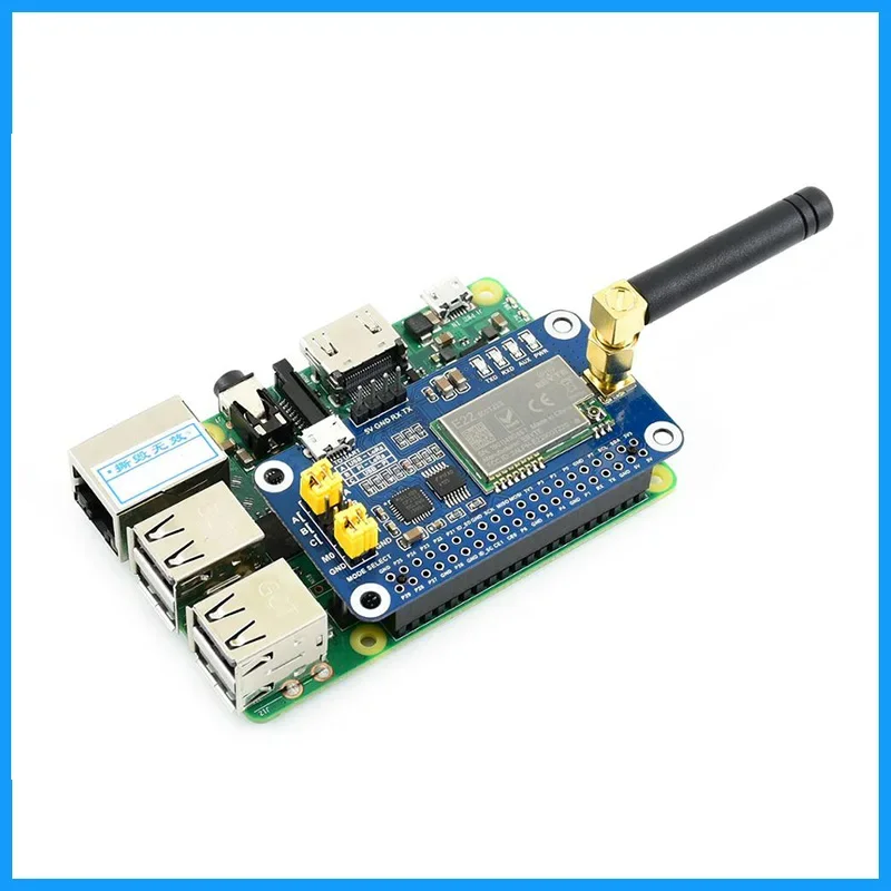 Waveshare SX1262 LoRa HAT for Raspberry Pi, Spread Spectrum Modulation, 915MHz Frequency Band