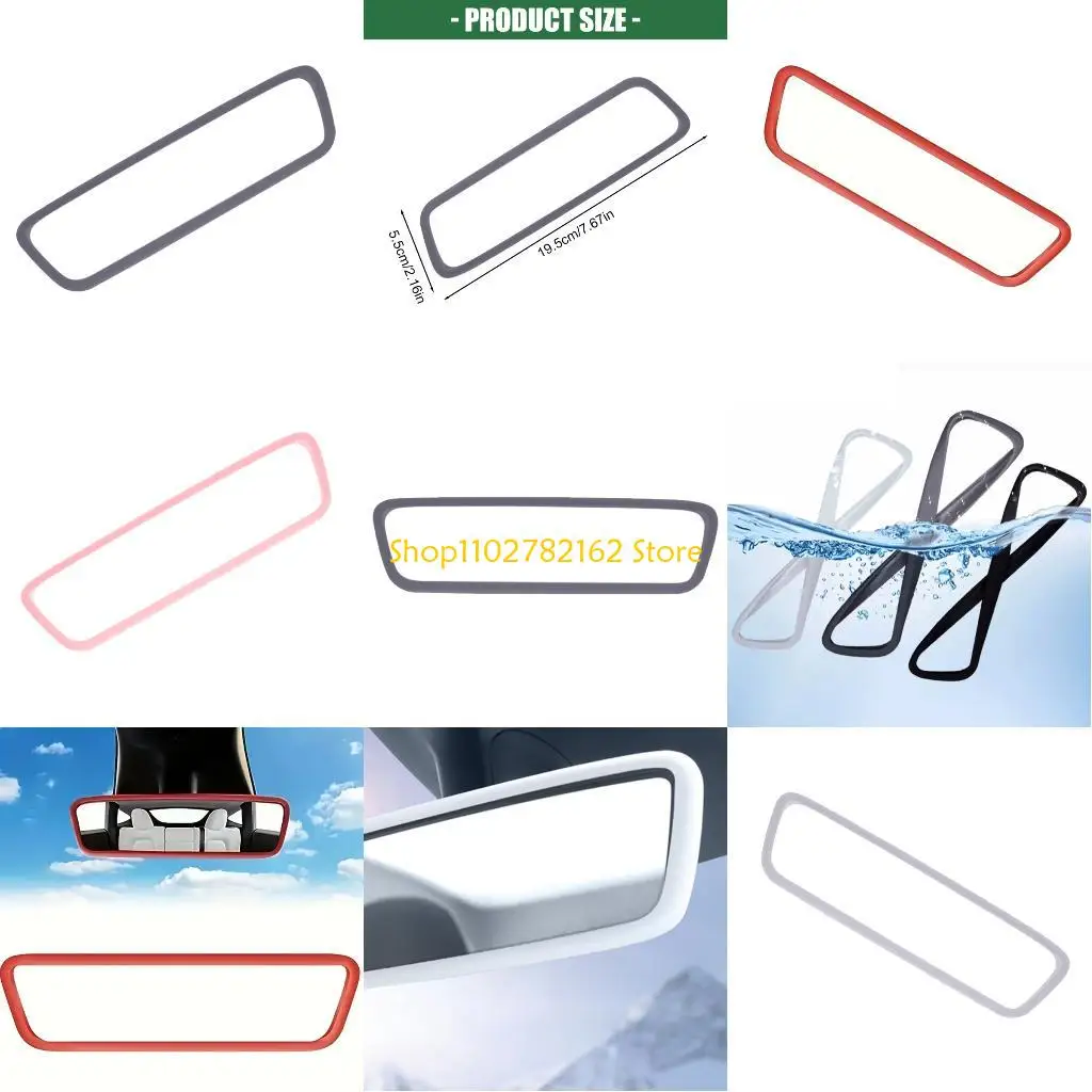 

547B Auto Interior Mirror Guard Premium Silicone Protective case Fit Damage Design