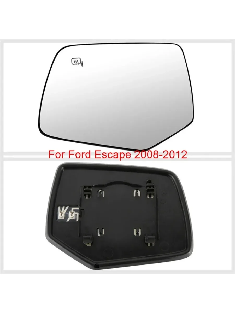 

Auto Left Right Heated Rear Mirror Glass for Ford Escape 2008 2009 2010 2011 2012 USA Version 8L8Z17K707G AL8Z17K707E