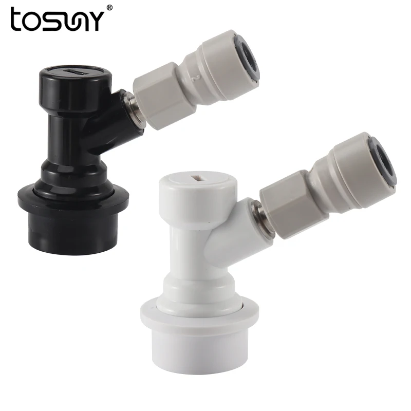 

Beer Keg Ball lock Quick Connect 3/8''(9.52mm) MFL Plastic Disconnect Push-in Fittings Pipe Joint Pipe Hose Connector