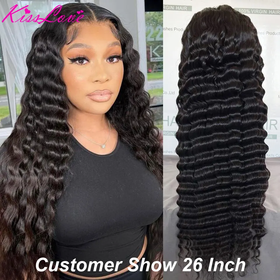 Loose Deep Wave 13x4 13x6 Full HD Lace Front Human Hair Wigs For Women 5x5 Lace Closure Wigs 360 Lace Frontal Human Hair Wigs