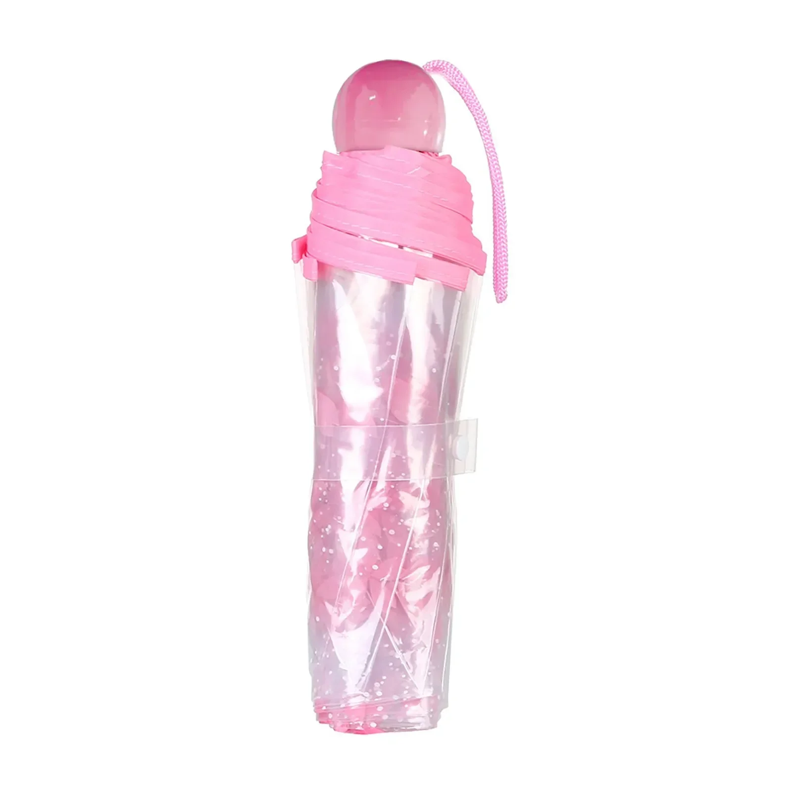 Kreative Hand Bewegung Transparent Männlich Weiblich Regenschirm Kirschblüte Stil Personalisierte Paar Student Klar Strand Regenschirm – Detail 6