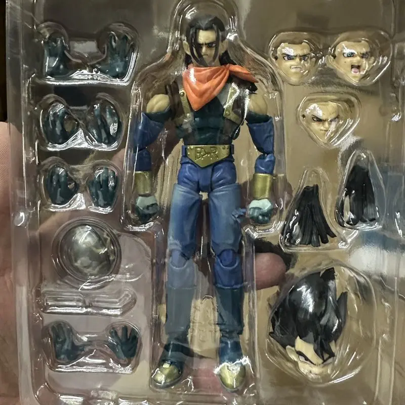 

Dragon Ball GT Action Figure SHF Super Android 17 18 Figures Lapis Lazuli Figurine Anime Ornaments Movable Collection Model Toys