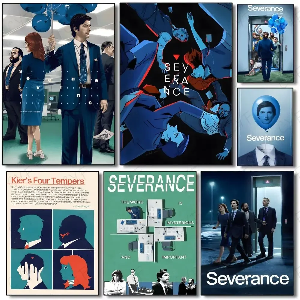 Series SciFi Severance Poster Painting Wall Art Mural for Living Room Home Decor and Gifts