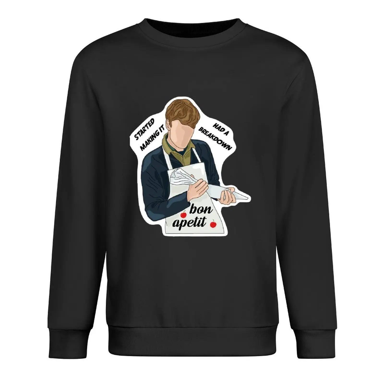 

Gift Idea James Acaster Bon Apetit Gifts For Birthday Pullover autumn men clothing sweatshirt for men