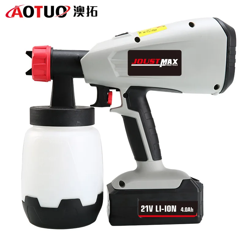 

New upgraded spot dynamic paint spray gun 800W handheld lithium battery spray gun 21V high voltage paint gun wholesale